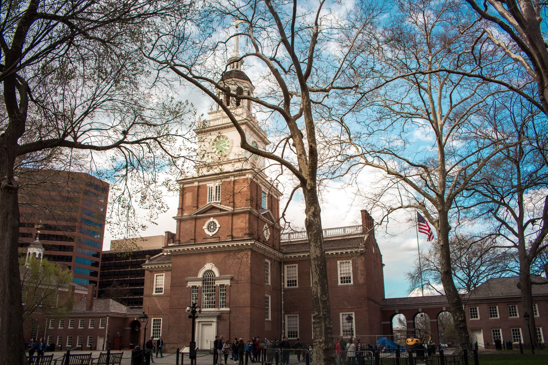 East Coast historic multi-city charter bus tour cityscape scene