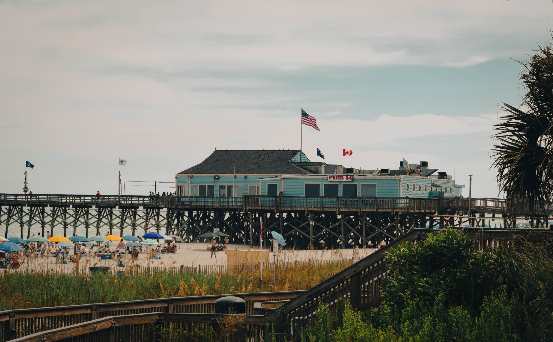 Myrtle Beach SC boardwalk group bus trip scene