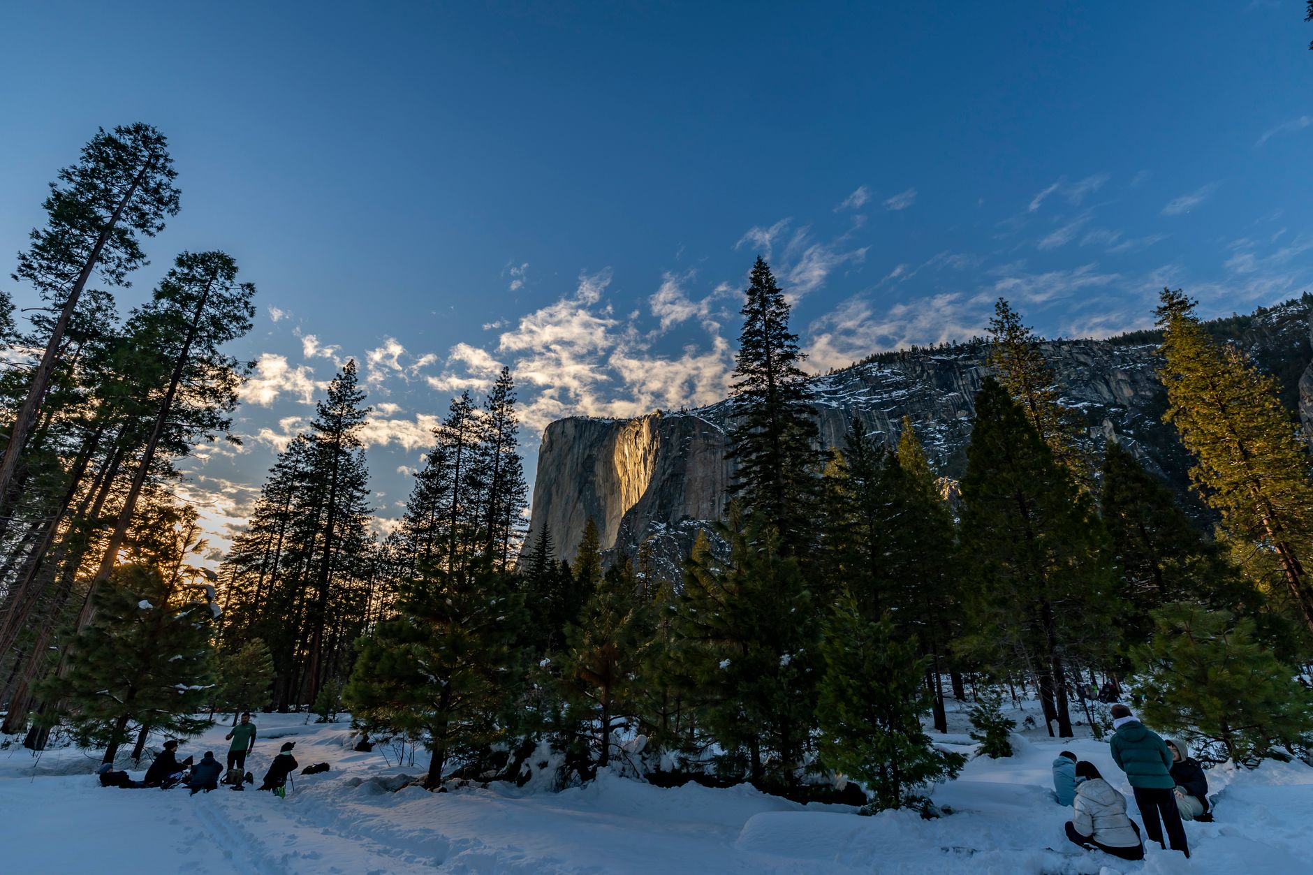 Yosemite Valley Half Dome group bus tour view scene